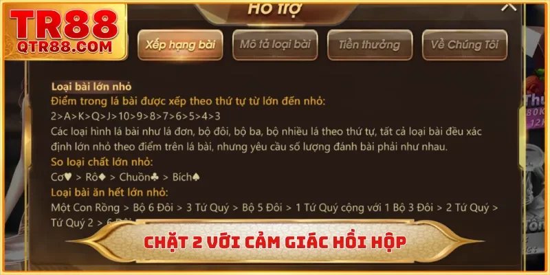 Chặt 2 với cảm giác hồi hộp