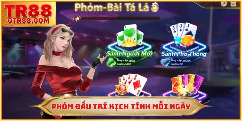 Phỏm đấu trí kịch tính mỗi ngày